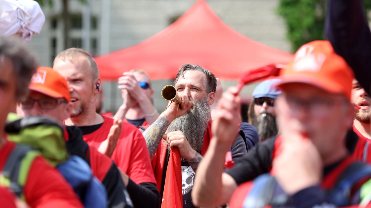 Vestas Kundgebung Windgipfel Berlin