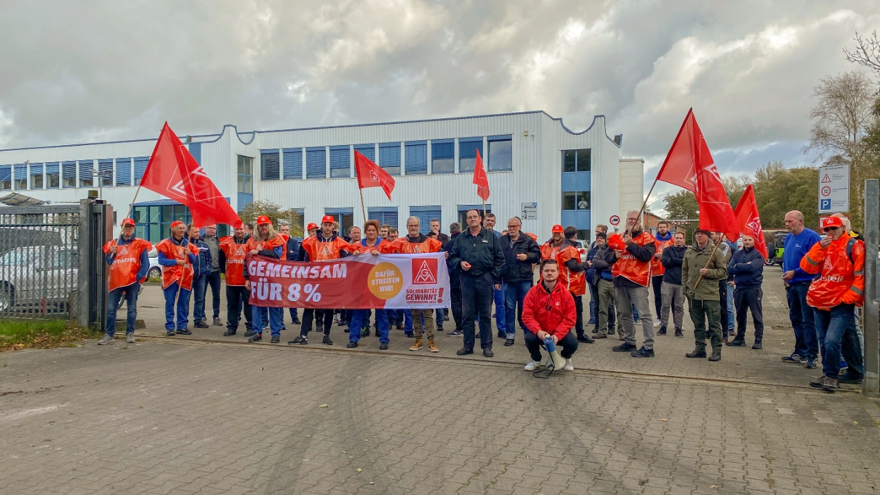 Warnstreiks Küste Tarifrunde M+E 2022