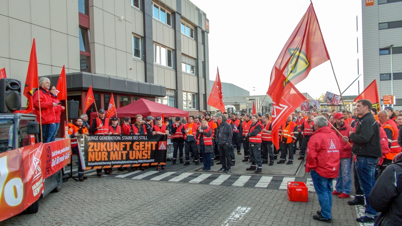Warnstreiks Küste Tarifrunde M+E 2022