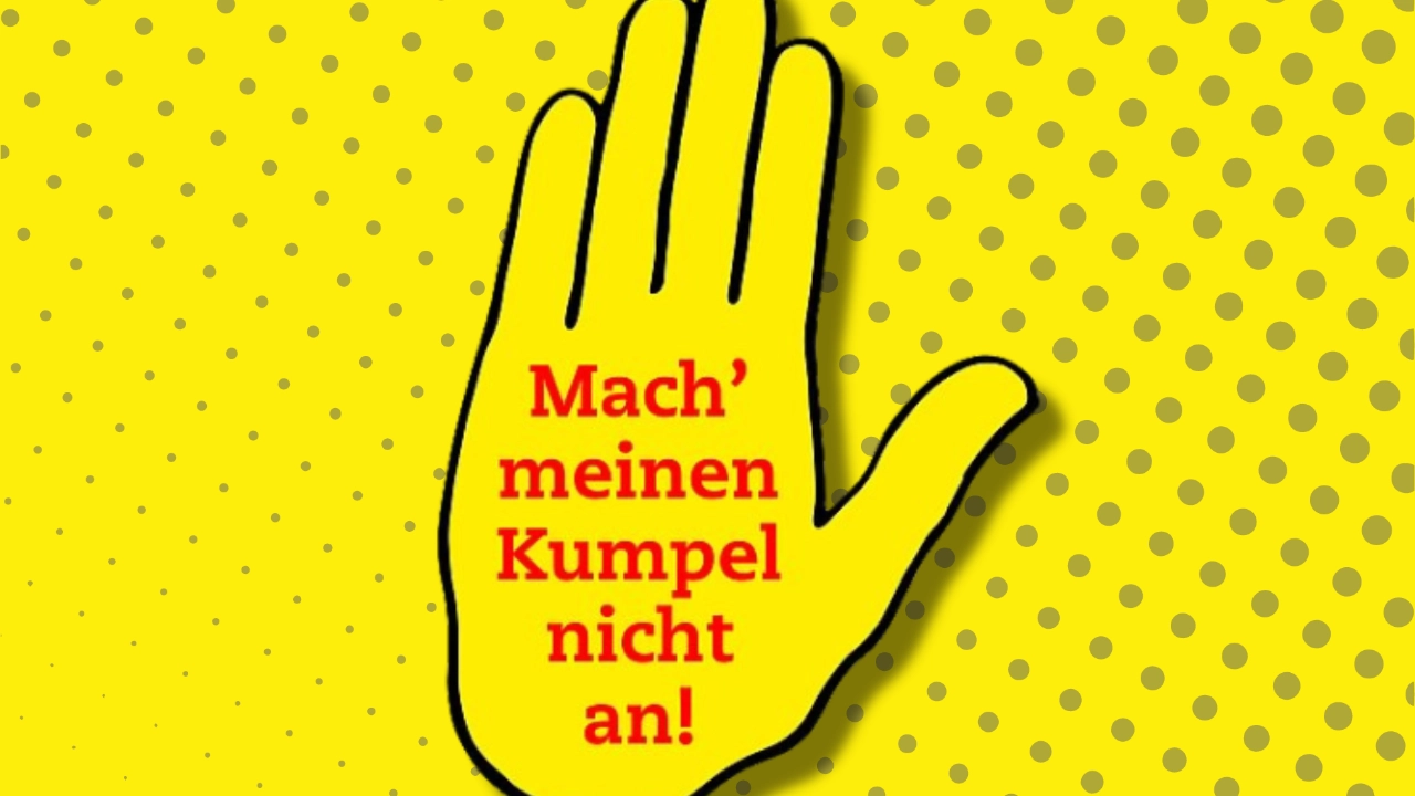 Gelbe Hand Logo