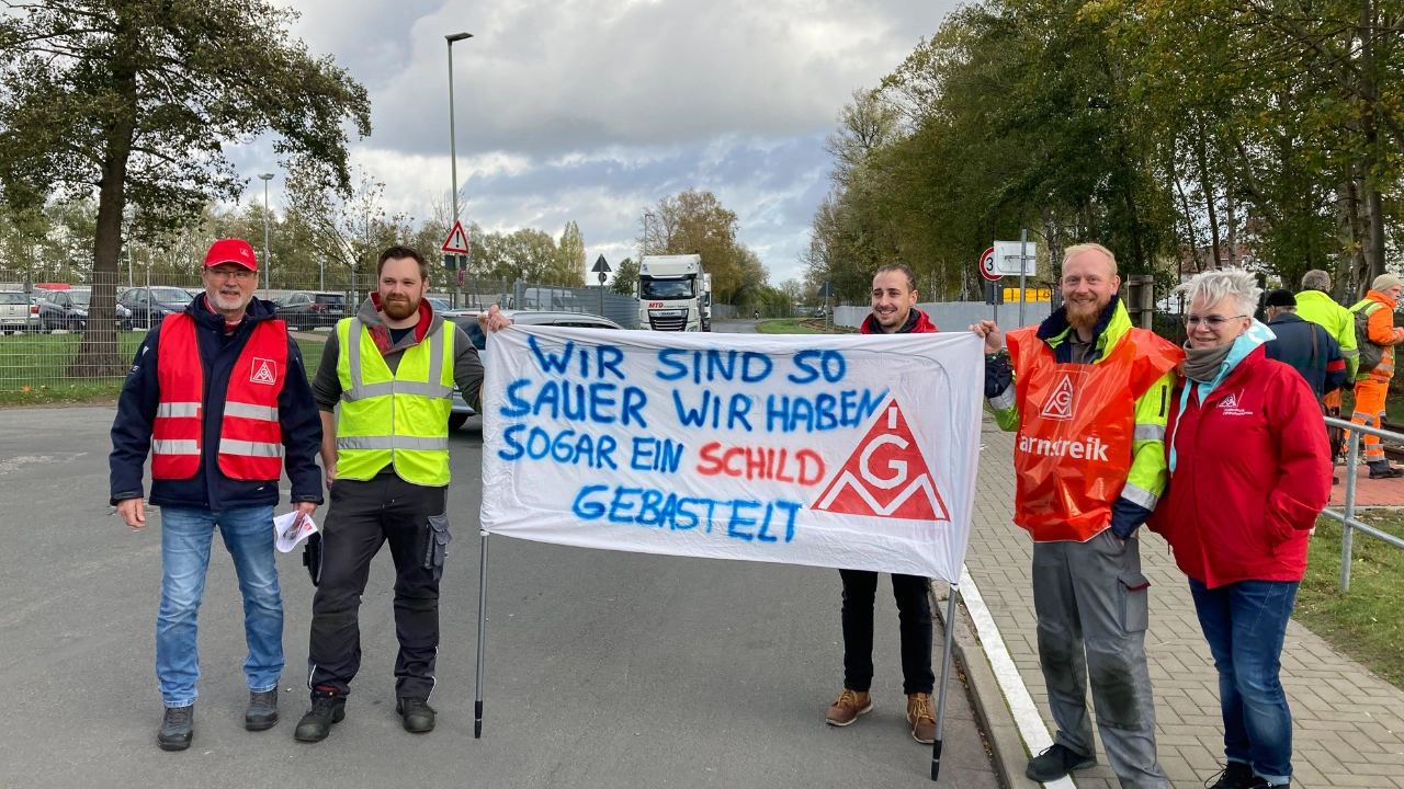 Tarifrunde M+E 2022 Warnstreiks Kueste