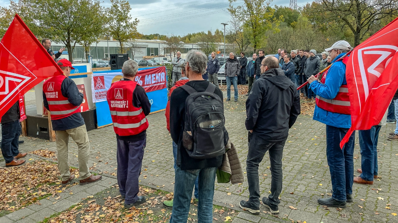 Warnstreiks Küste Tarifrunde M+E 2022