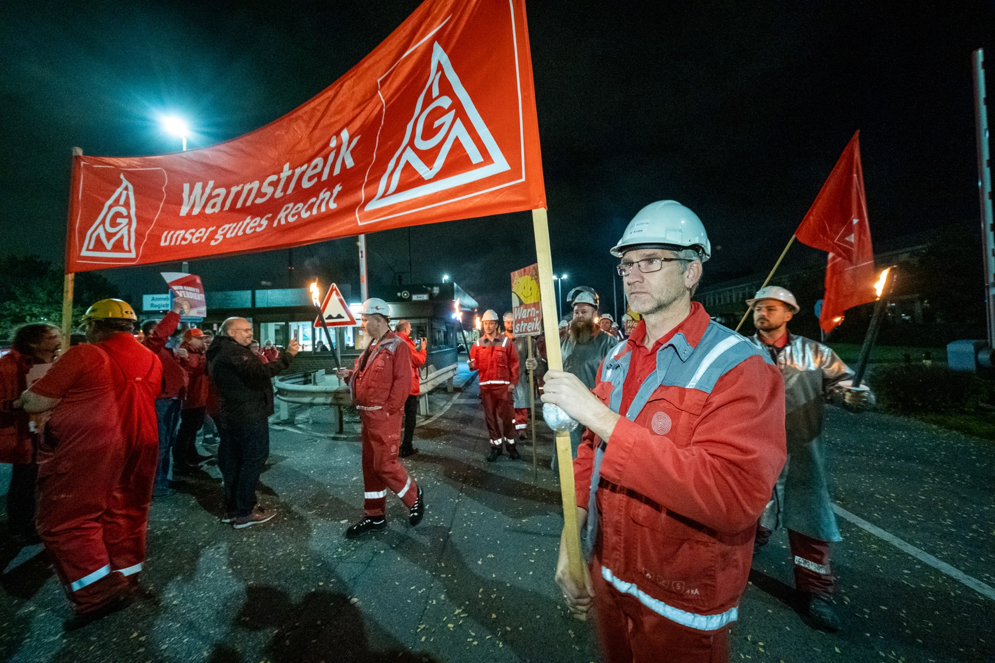 Warnstreik Speira Küste Hamburg Peter Bisping