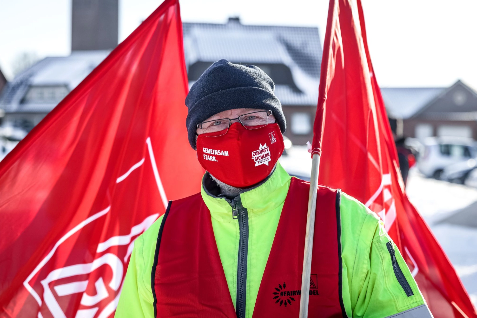 Tarifrunde Textil und Bekleidung, Warnstreik Ibena Bocholt NRW