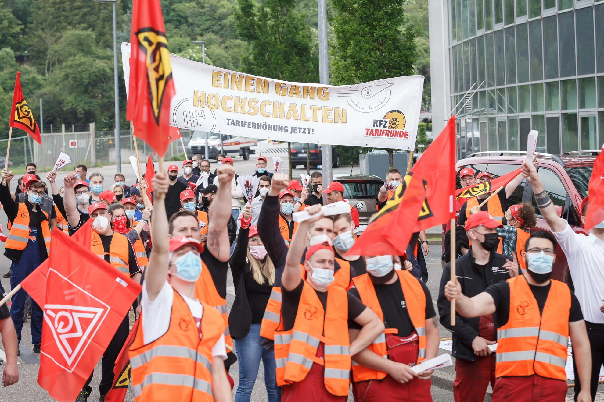 Kfz-Tarifbewegung 2021 Feuerbach (BaWü)
