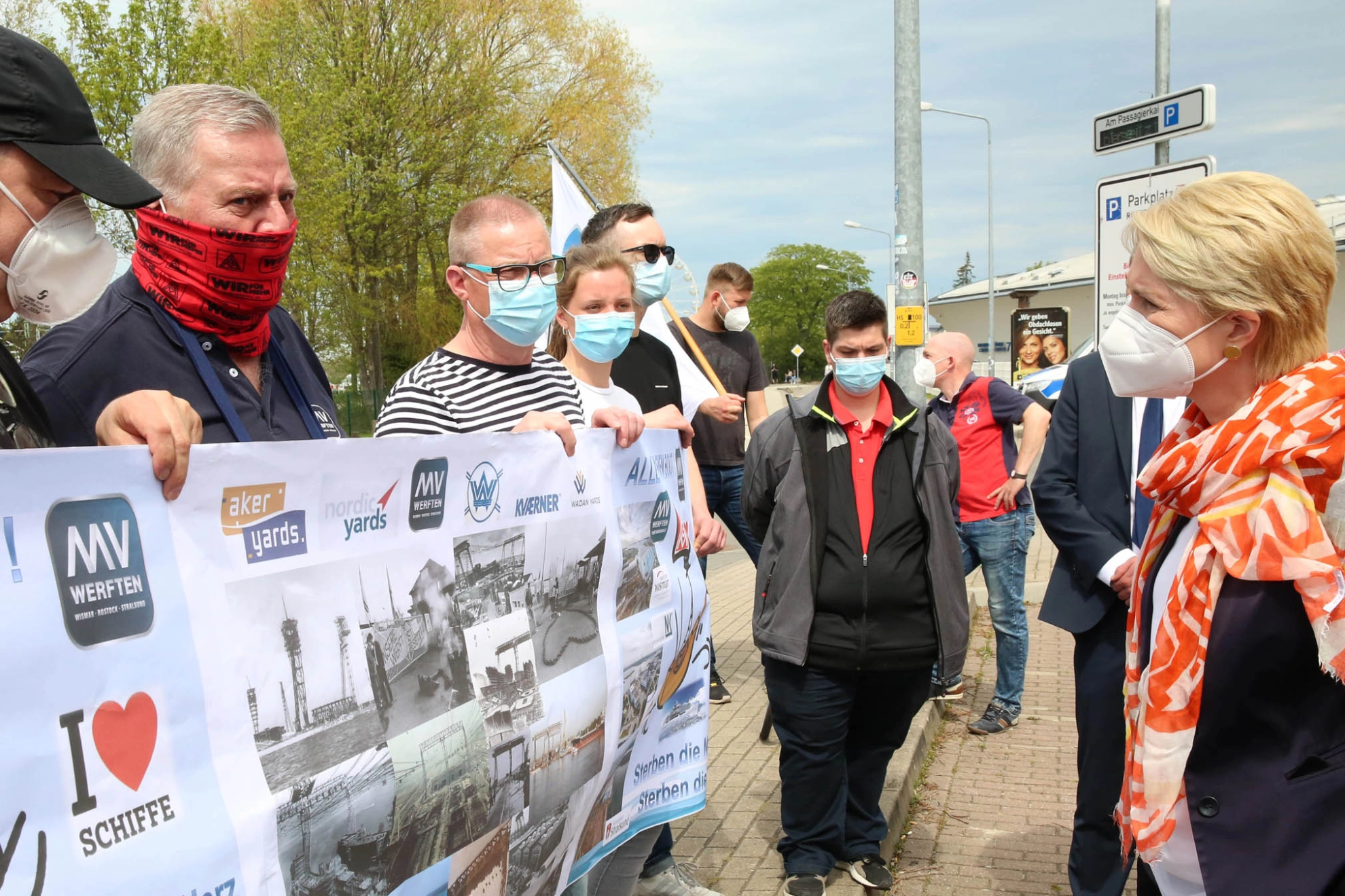 Aktionstag National Maritime Konferenz in Rostock