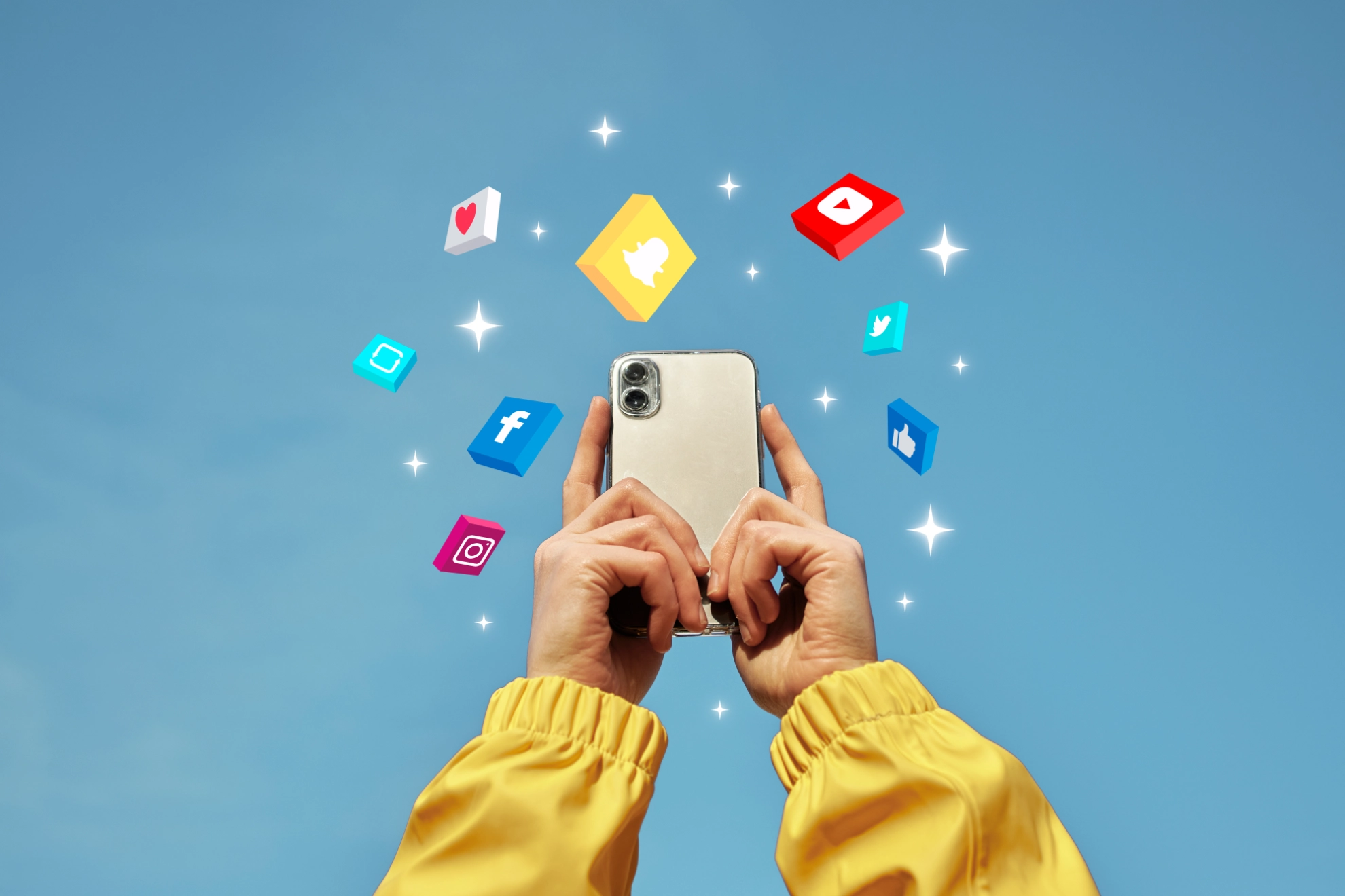Social Media Kanäle Handy