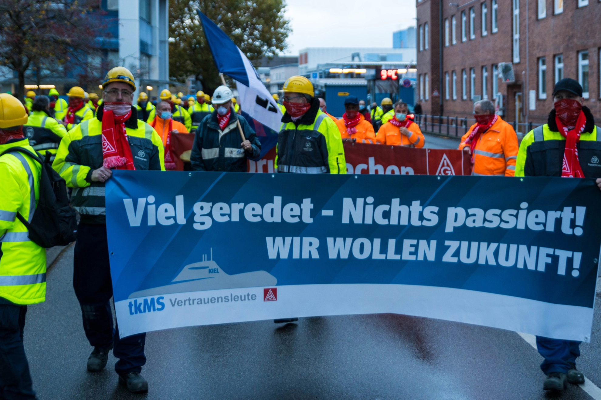 Demonstration Zukunft Schiffbau 2020 in Kiel