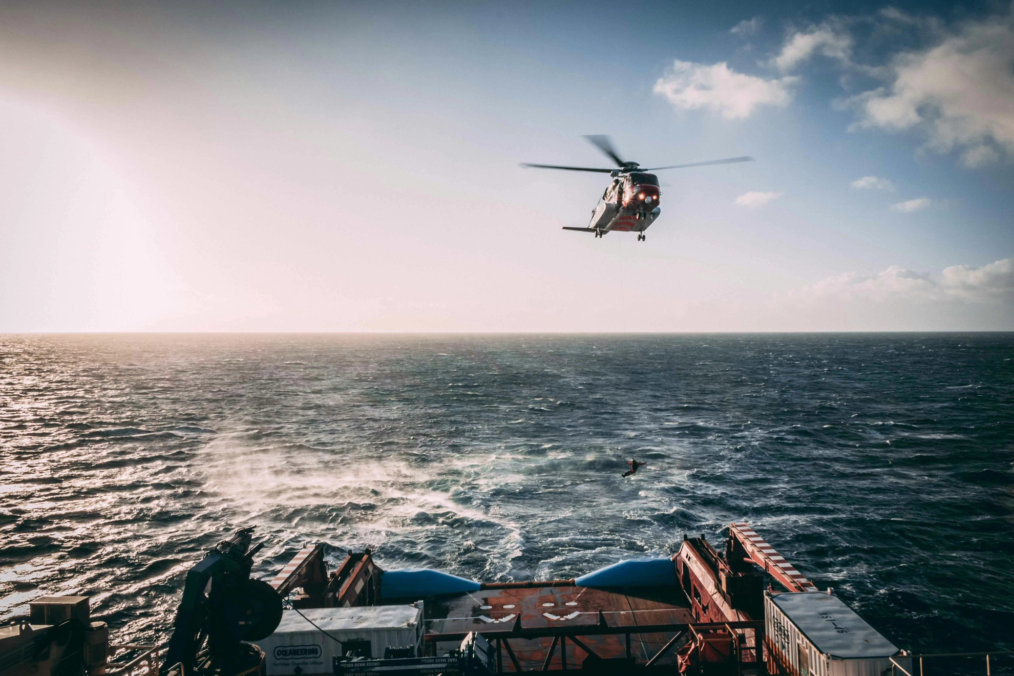 Helikopter Offshore Rettung