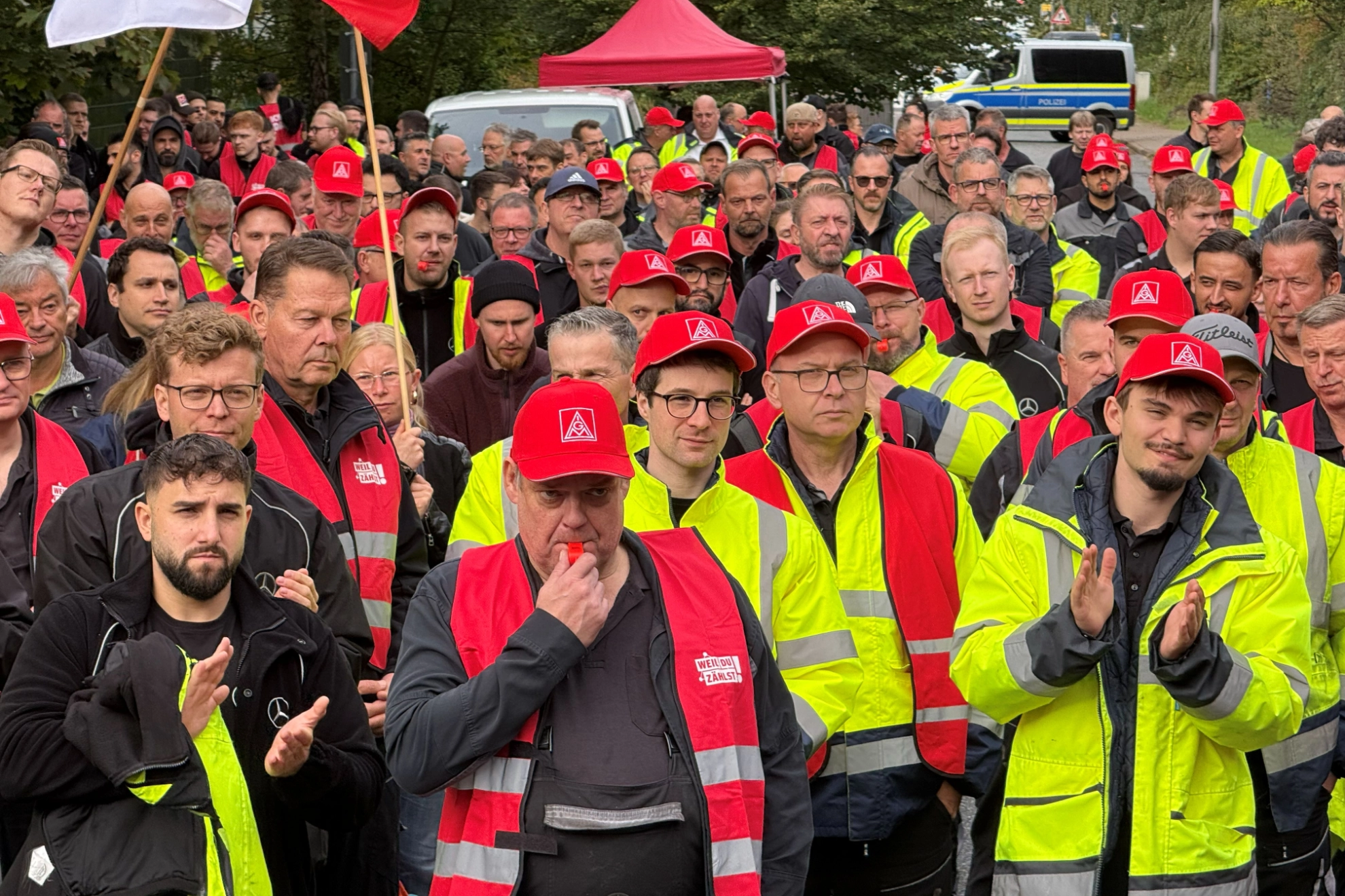 Aktionstag Mercedes Benz Werk Hamburg