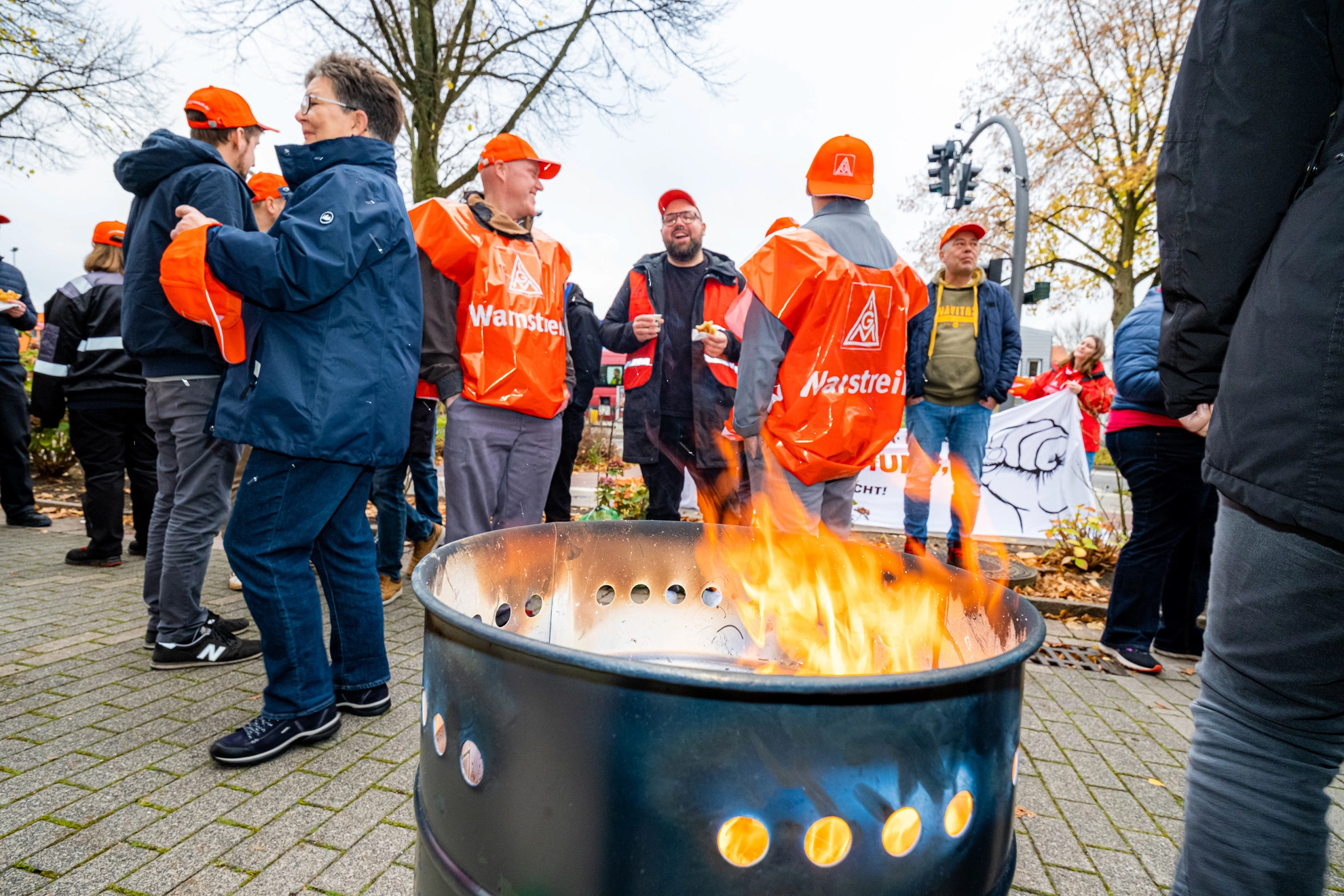 Tarifrunde 2022 Metall und Elektro Küste Warnstreik Hauni