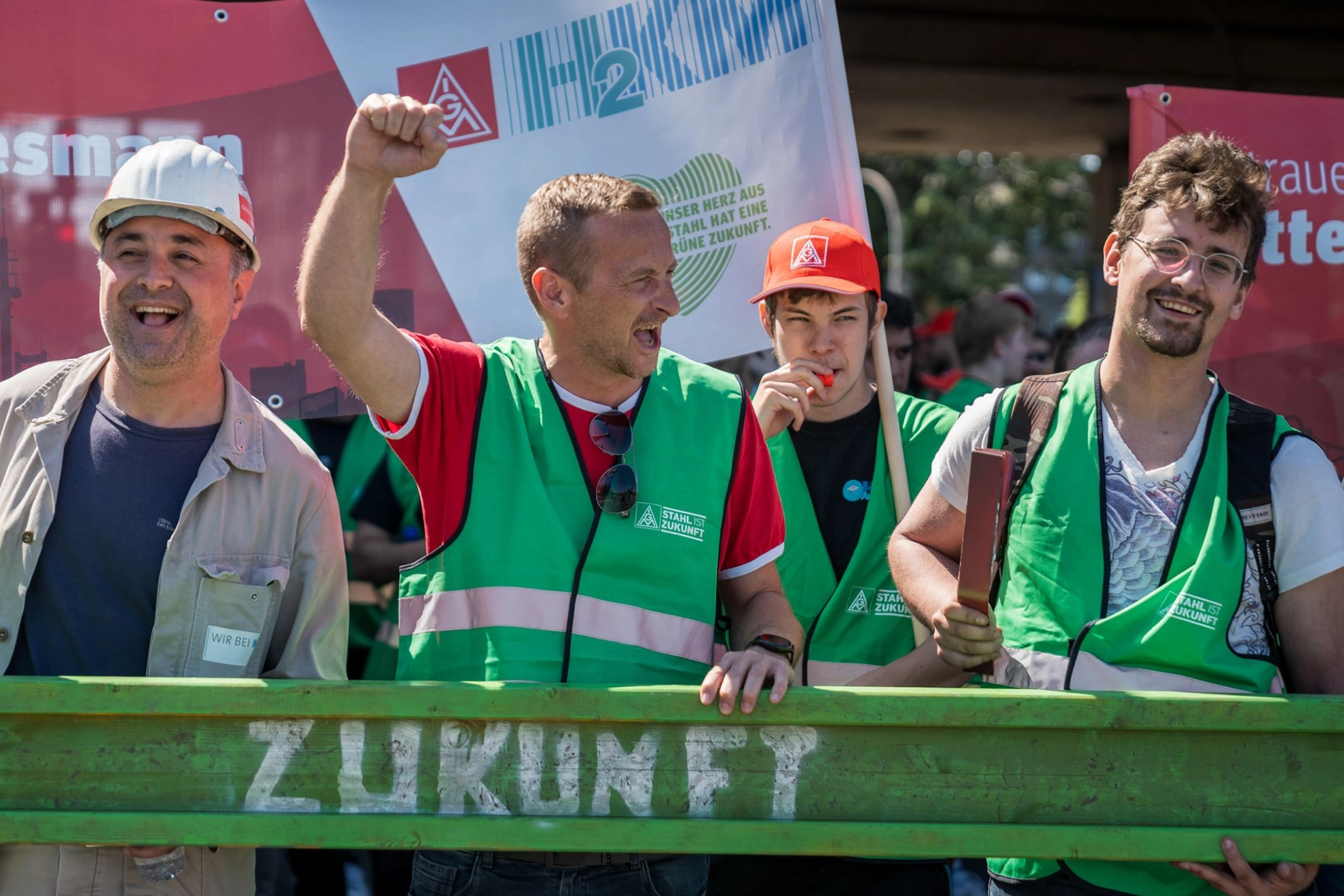 Stahl-Aktionstag am 14.6.2023 in Duisburg