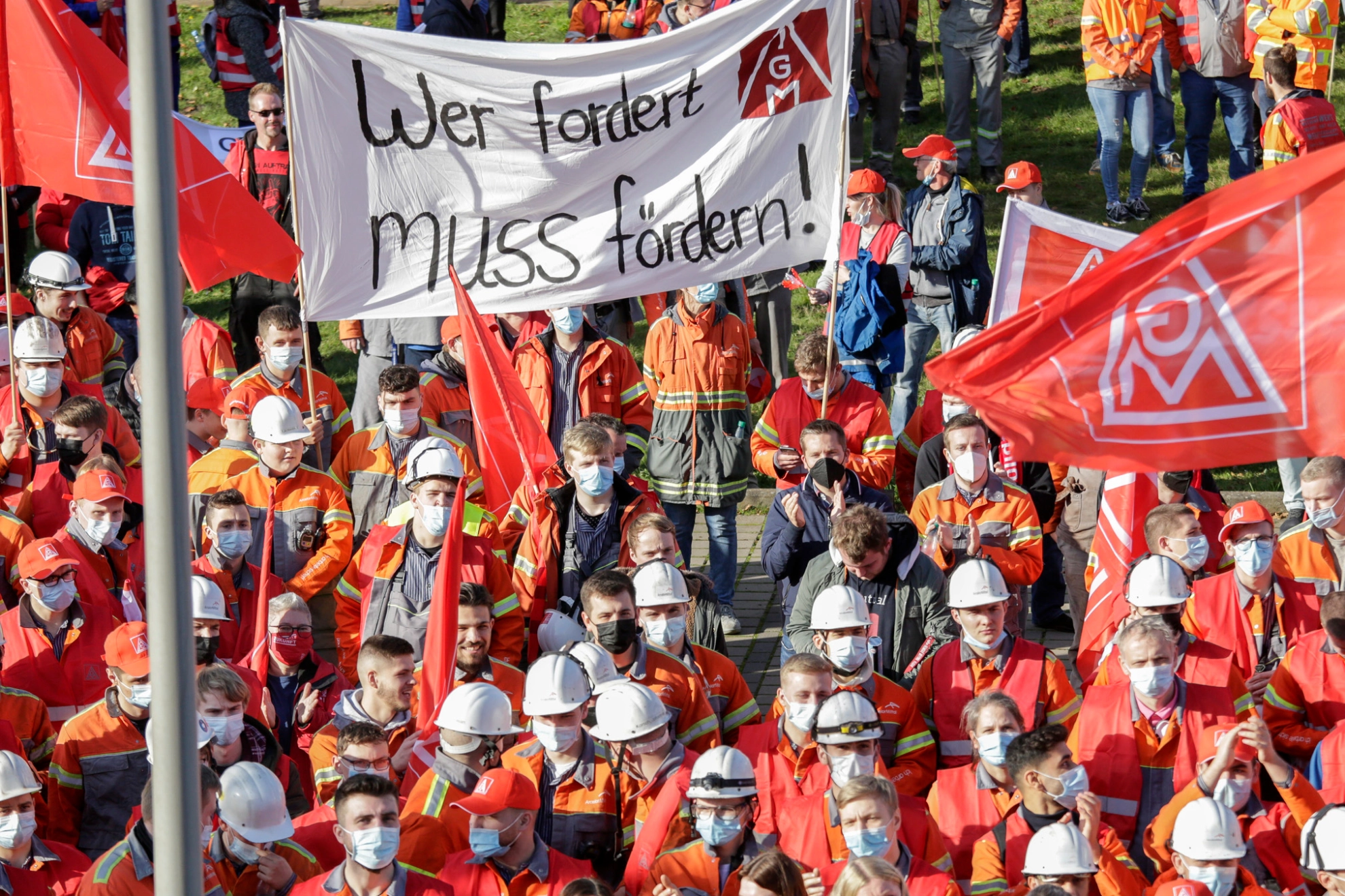 Aktion bei Arcelor