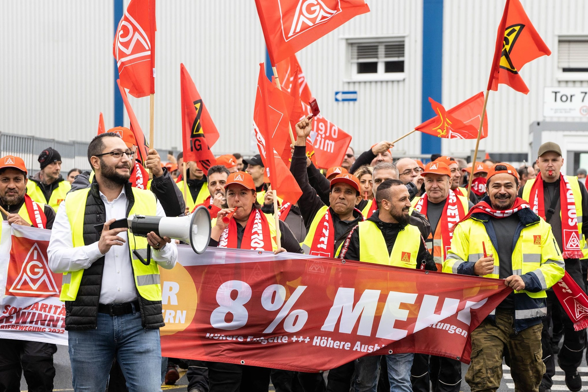 Warnstreik LMS Obertshausen