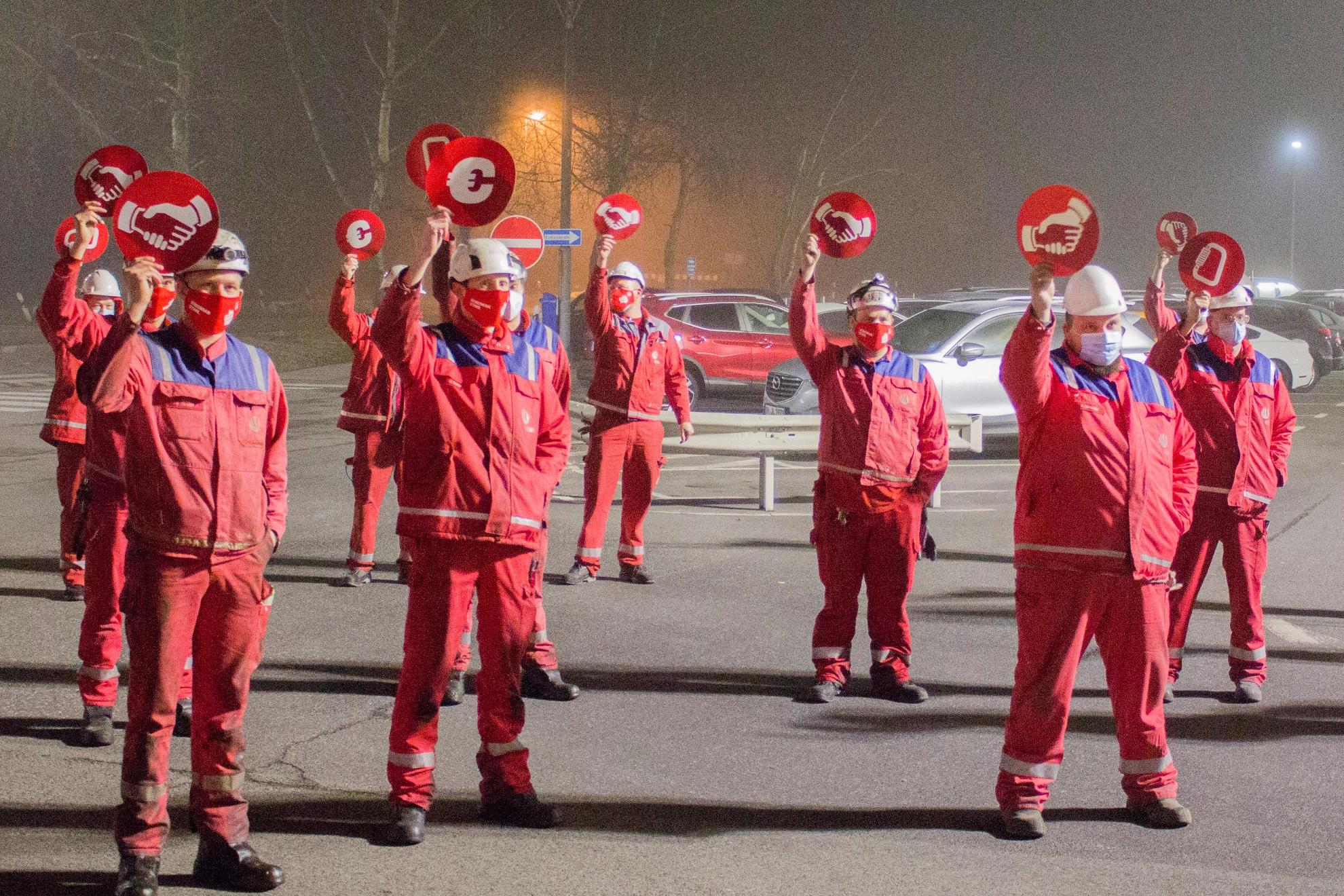 Warnstreik Tarifrunde 2021 Metallindustrie Hydro Aluminium Hamburg Küste