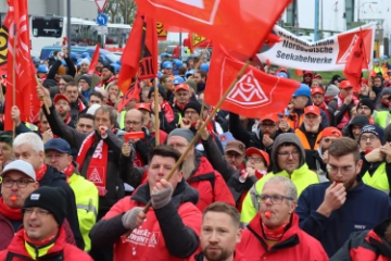 19.600 Beschäftigte beteiligten sich am Küstenaktionstag der IG Metall Küste