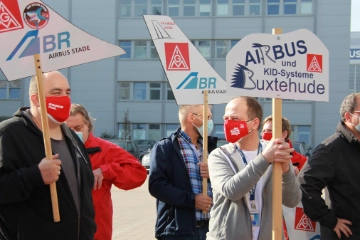 Airbus-Tarifrunde: IG Metall ruft für Freitag zu Warnstreiks auf