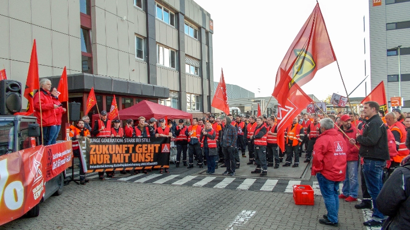 Warnstreiks Küste Tarifrunde M+E 2022