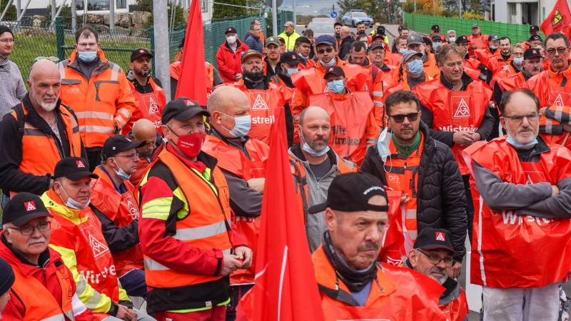 Warnstreik DFH und andere Betriebe in Simmern/Hunsrück