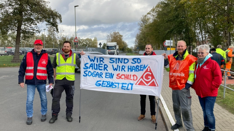 Tarifrunde M+E 2022 Warnstreiks Kueste