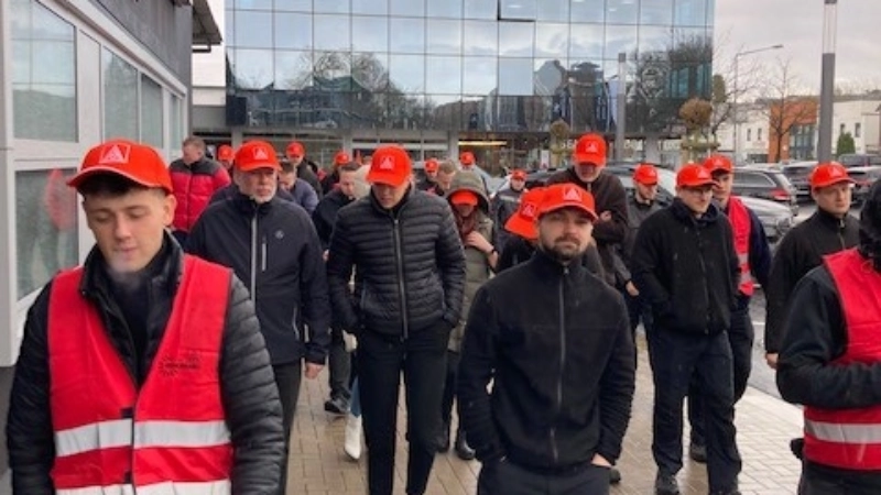 Kfz Warnstreiks bei der Firma Egon Senger GmbH
