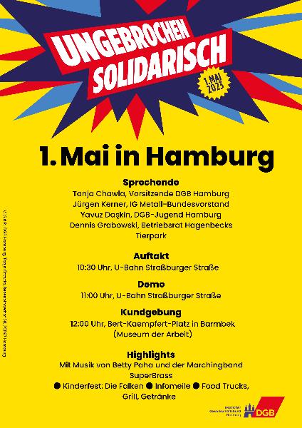Aufruf 1. Mai in Hamburg