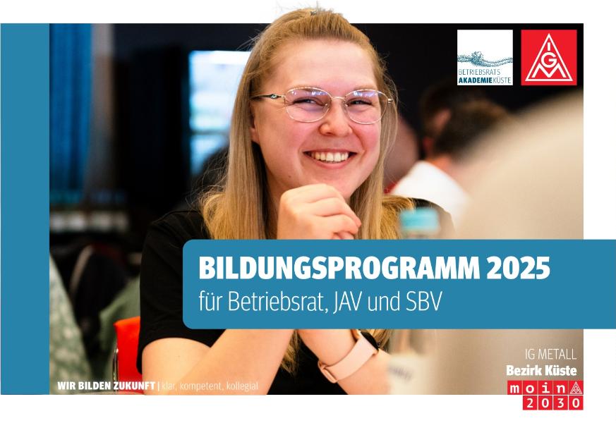 Bildungsprogramm 2025 Küste - für Betriebsrat, JAV und SBV