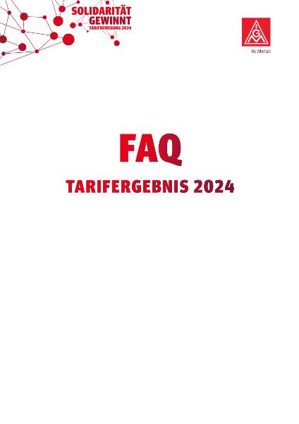 FAQ Tarifabschluss M+E