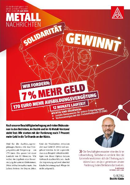 Metall Nachrichten #1 09.07.2024 
