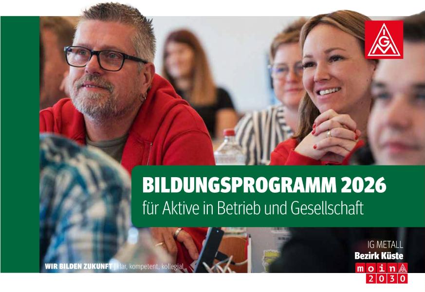 Bildungsprogramm - Aktive in Betrieb und Gesellschaft 2026