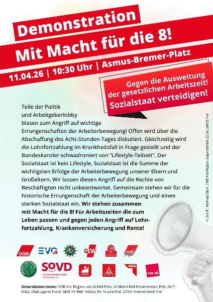 Mit Macht für die Acht!