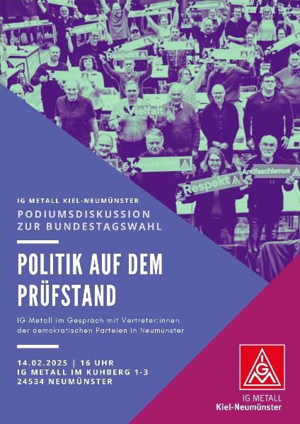 Podiumsdiskussion in Neumünster