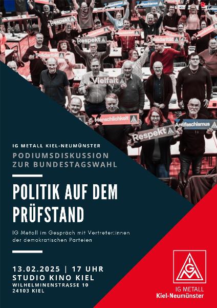 Podiumsdiskussion in Kiel