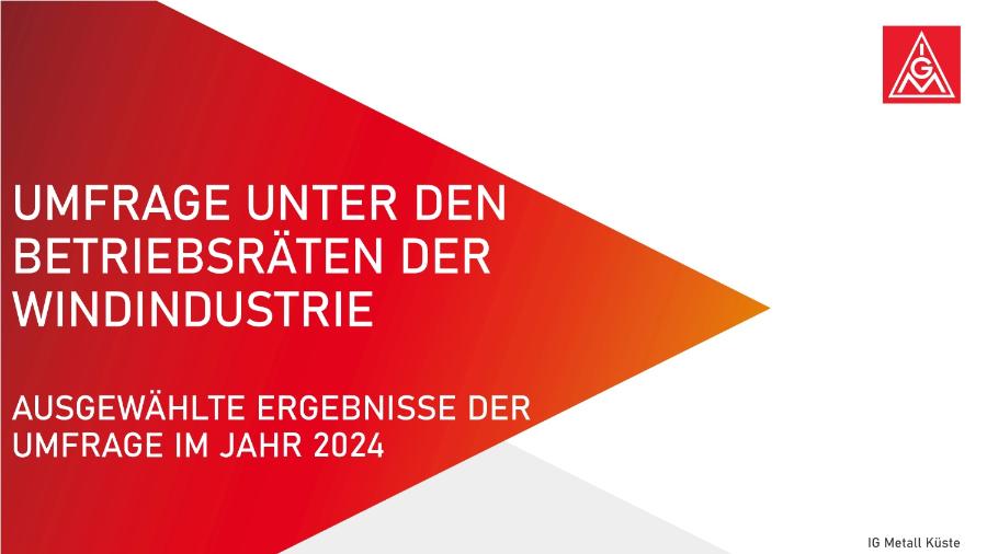 Betriebsräte-Umfrage Windindustrie 2024