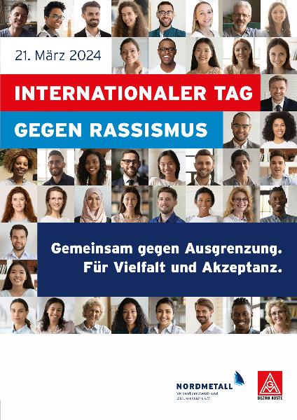 Plakat - Gegen Rassismus und Hetze