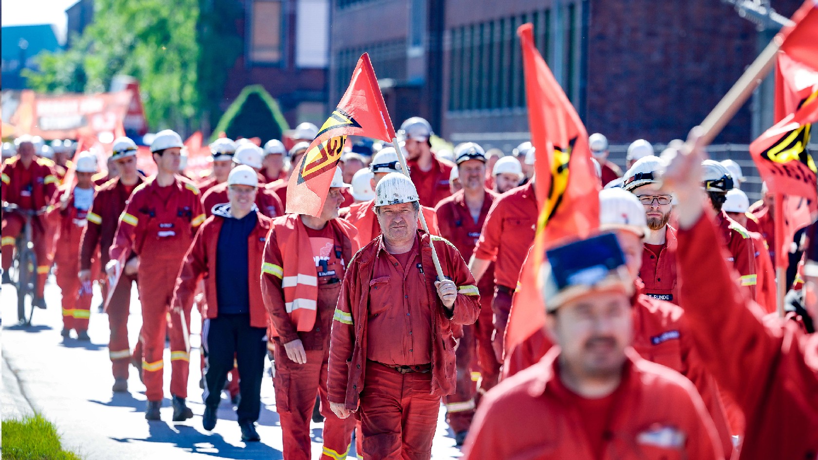 Tarifrunde Eisen und Stahl 2022: Warnstreik Georgsmarienhütte